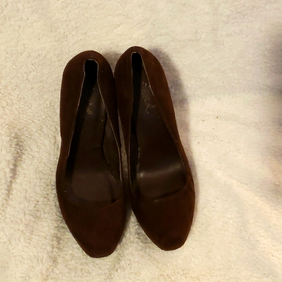 Brown chunky heel - Picture 2 of 4